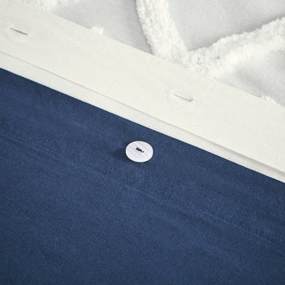 INK+IVY Mila 3 Piece Cotton Duvet Cover Set with Chenille Tufting