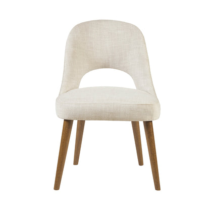 INK IVY Nola - Lot de 2 chaises de salle à manger rembourrées avec dossier ajouré