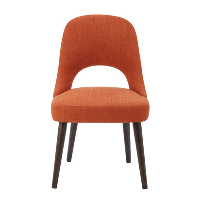 INK IVY Nola - Lot de 2 chaises de salle à manger rembourrées avec dossier ajouré