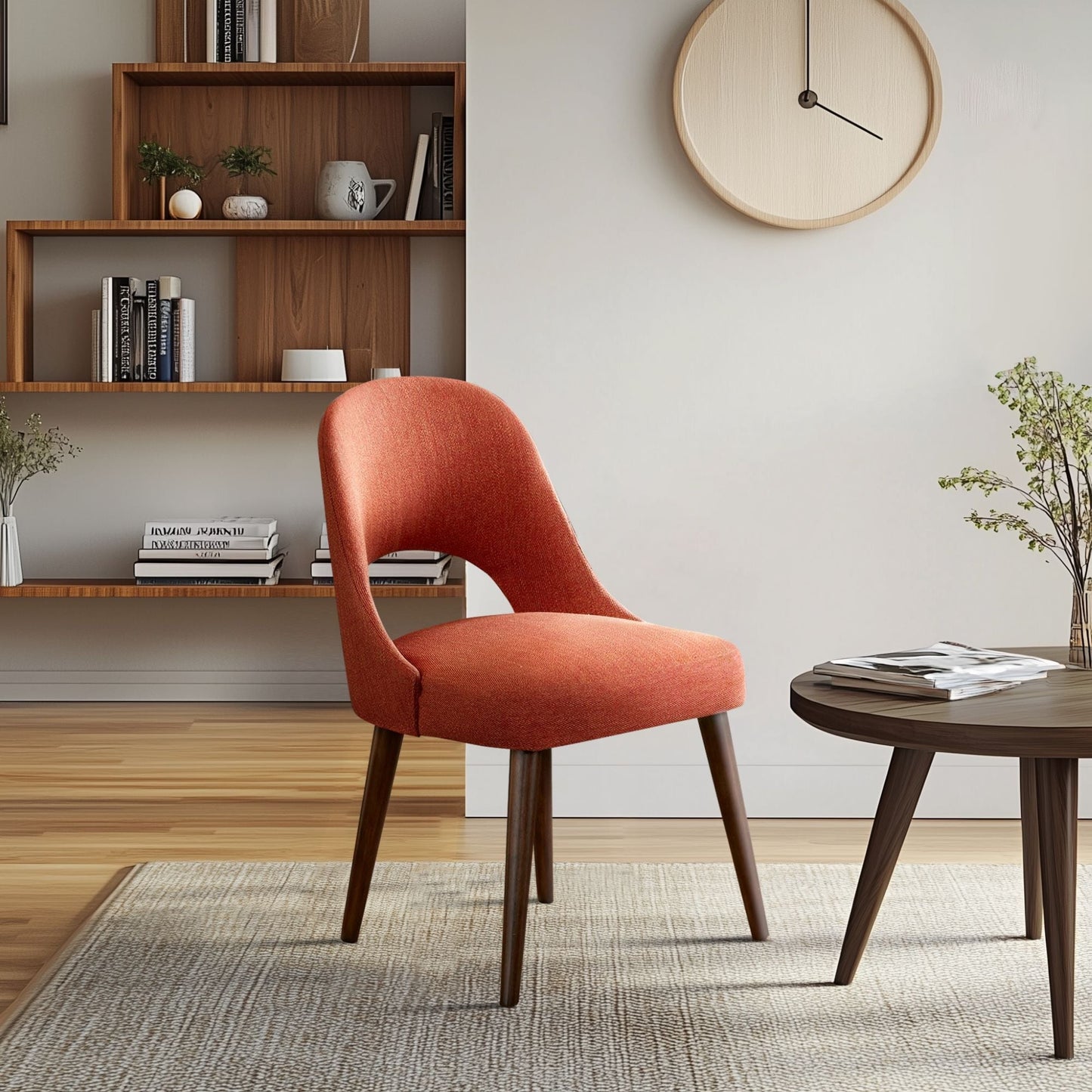 INK IVY Nola - Lot de 2 chaises de salle à manger rembourrées avec dossier ajouré