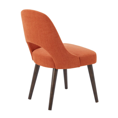 INK IVY Nola - Lot de 2 chaises de salle à manger rembourrées avec dossier ajouré