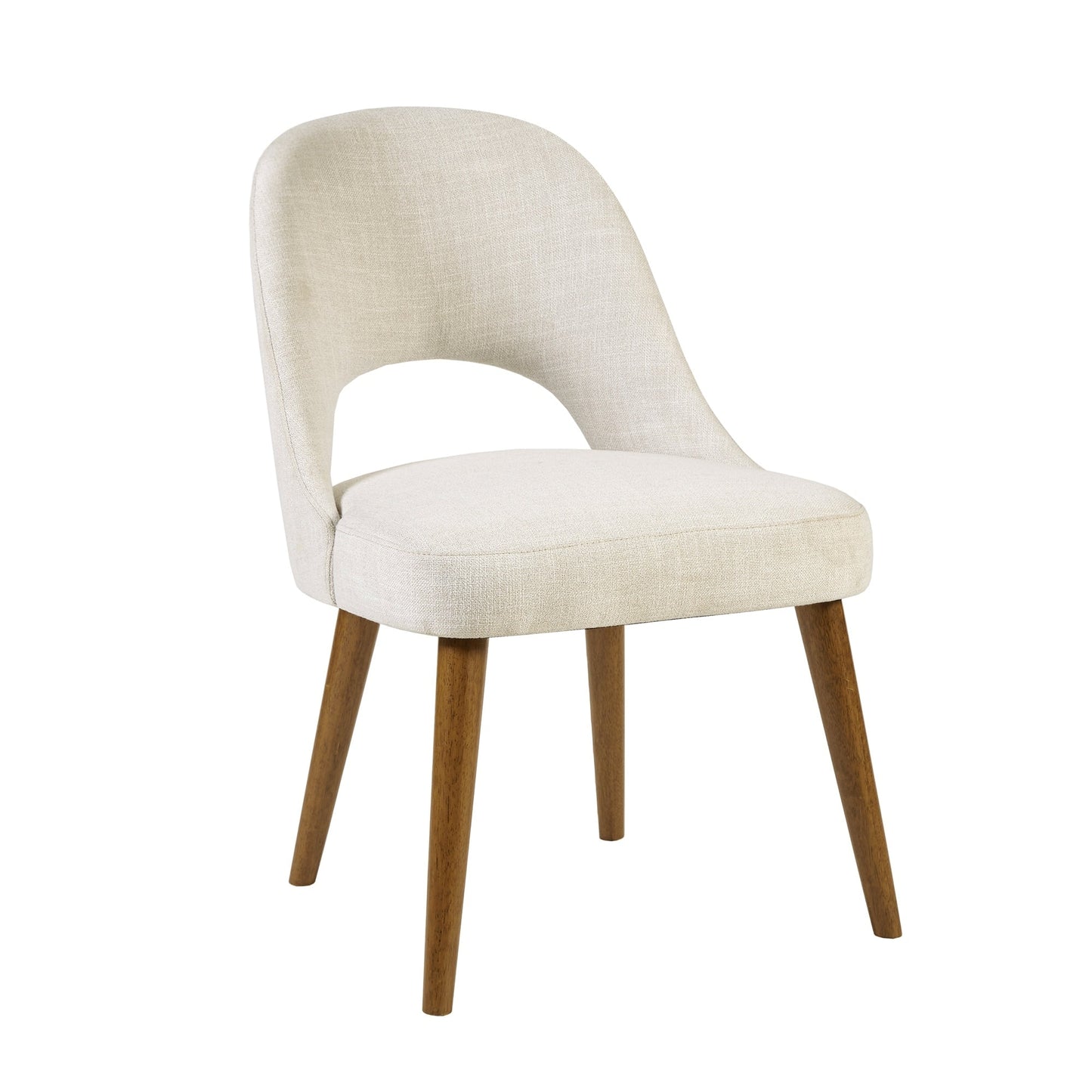 INK IVY Nola - Lot de 2 chaises de salle à manger rembourrées avec dossier ajouré