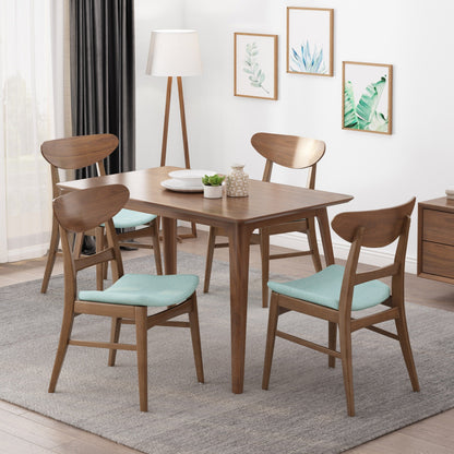 Chaises de salle à manger Idalia, style moderne du milieu du siècle (lot de 4) par Christopher Knight Home