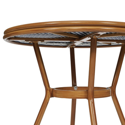 Ensemble de bistro commercial pour intérieur/extérieur avec table et quatre chaises