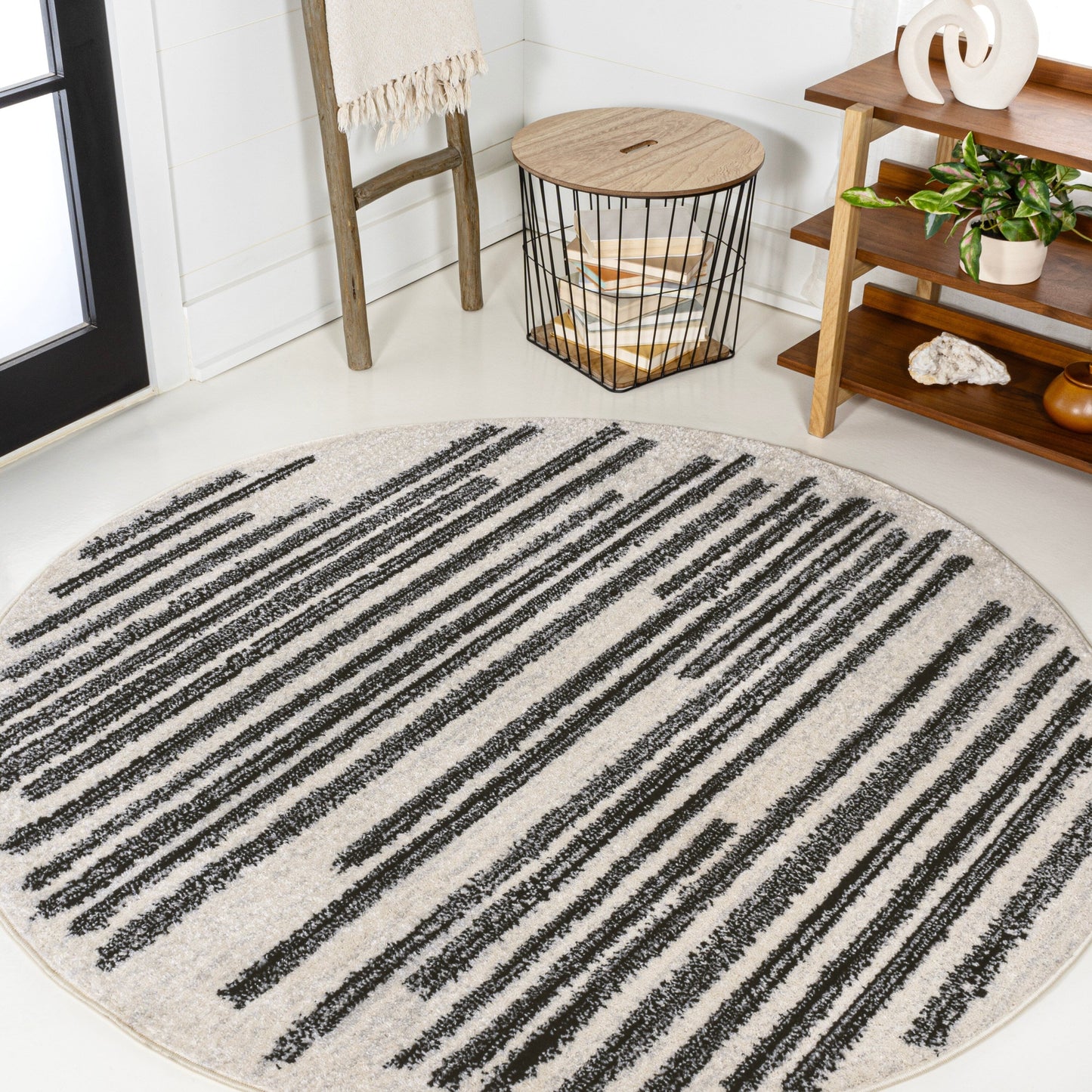 JONATHAN Y Aksil Modern Berber Stripe Area Rug