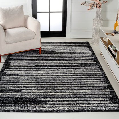 JONATHAN Y Aksil Modern Berber Stripe Area Rug