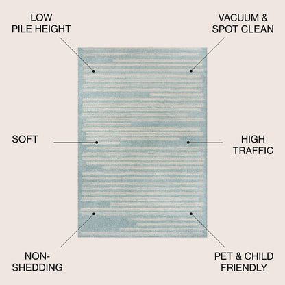 JONATHAN Y Aksil Modern Berber Stripe Area Rug