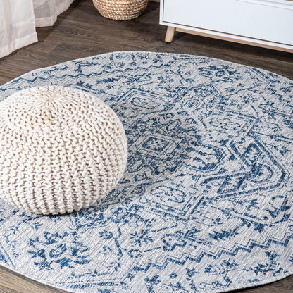 JONATHAN Y Charleston Medallion Indoor/Outdoor Area Rug