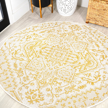 JONATHAN Y Charleston Medallion Indoor/Outdoor Area Rug
