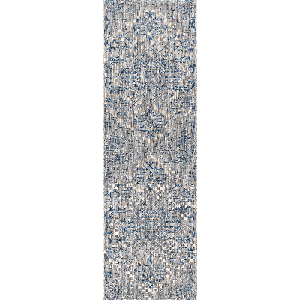 JONATHAN Y Charleston Medallion Indoor/Outdoor Area Rug