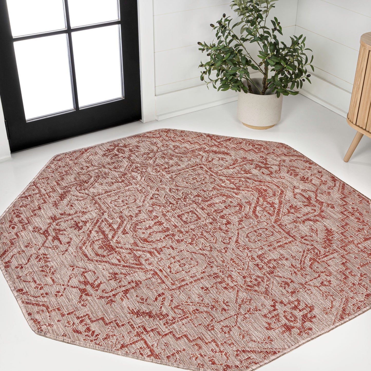 JONATHAN Y Charleston Medallion Indoor/Outdoor Area Rug