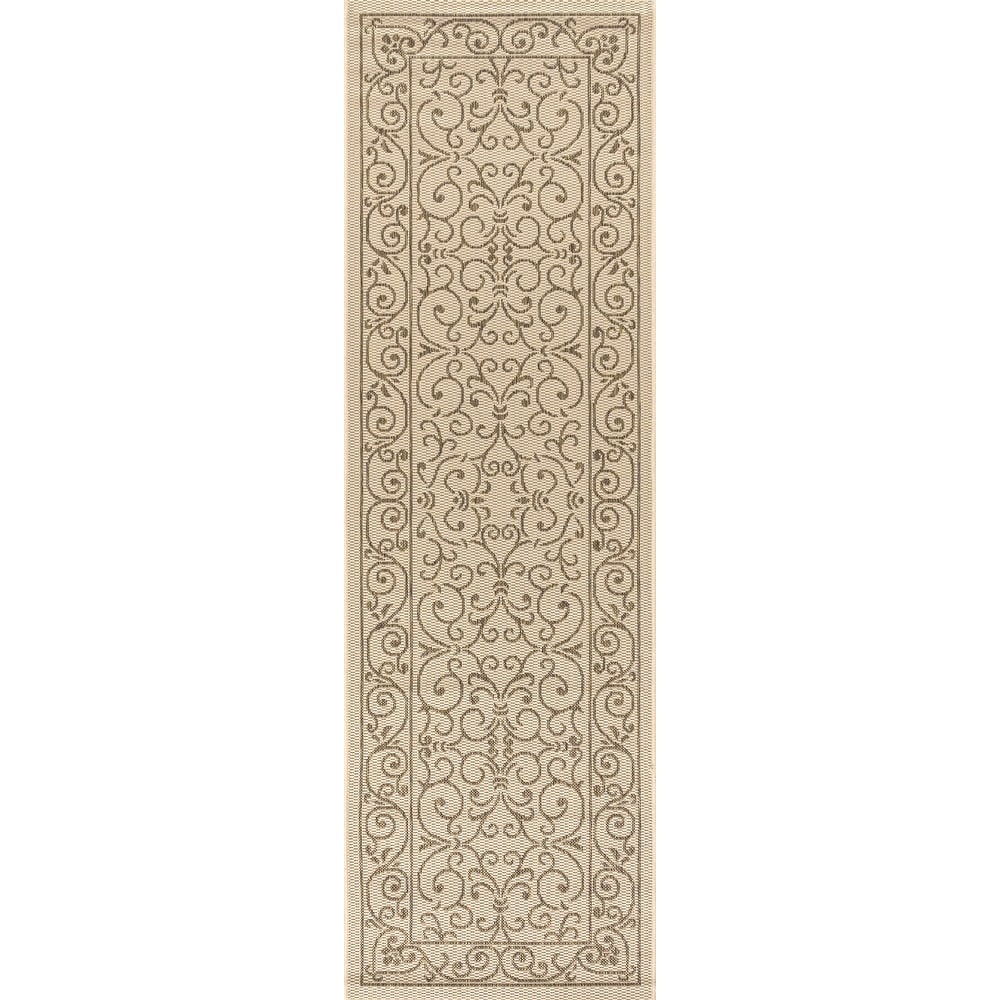 JONATHAN Y Filigree Textured Weave Indoor/Outdoor Area Rug