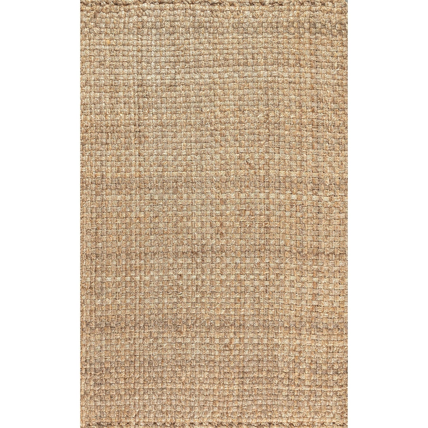 JONATHAN Y Hiro Hand Woven Boucle Chunky Jute Area Rug