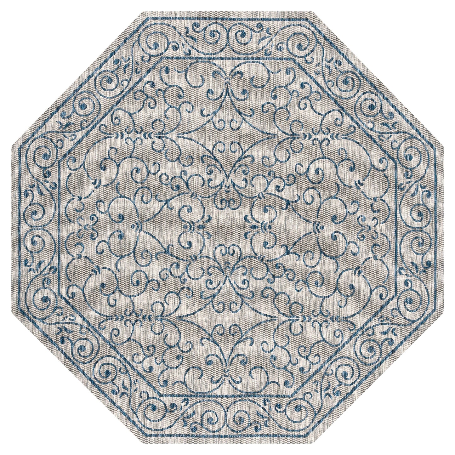 JONATHAN Y Filigree Textured Weave Indoor/Outdoor Area Rug