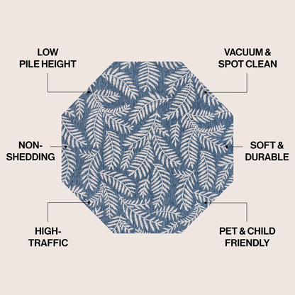 JONATHAN Y Galon Palm Frond Indoor/Outdoor Area Rug