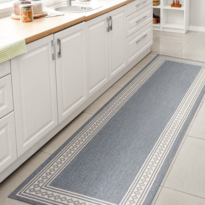 JONATHAN Y Havana Classic Diamond Border Indoor/Outdoor Area Rug