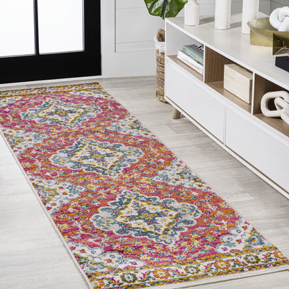 JONATHAN Y Inigo FLAIR Boho Vintage Medallion Area Rug