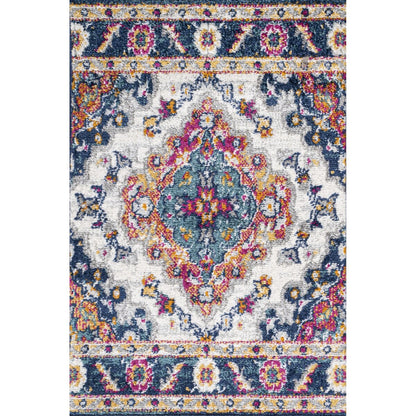 JONATHAN Y Inigo FLAIR Boho Vintage Medallion Area Rug