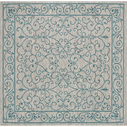 JONATHAN Y Filigree Textured Weave Indoor/Outdoor Area Rug