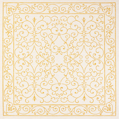 JONATHAN Y Filigree Textured Weave Indoor/Outdoor Area Rug