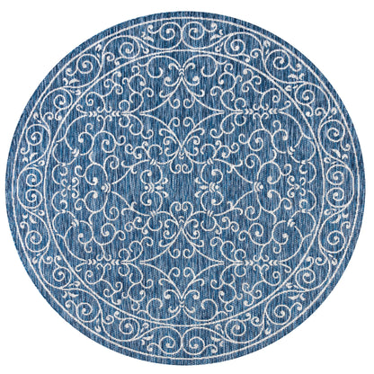 JONATHAN Y Filigree Textured Weave Indoor/Outdoor Area Rug