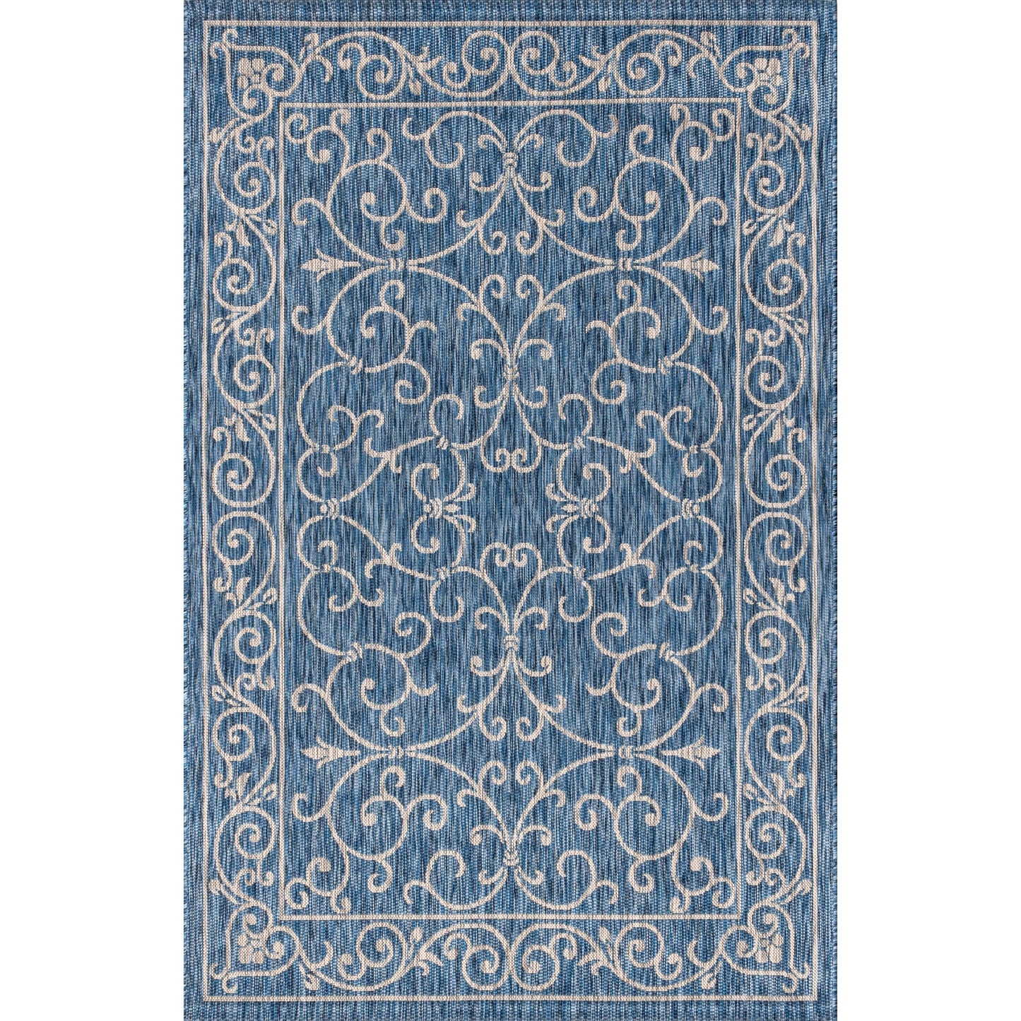 JONATHAN Y Filigree Textured Weave Indoor/Outdoor Area Rug