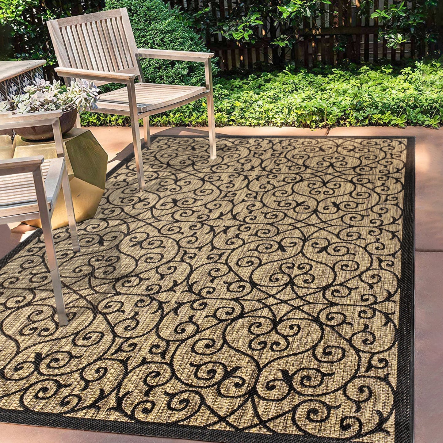 JONATHAN Y Ourika Textured Weave Indoor/Outdoor Area Rug