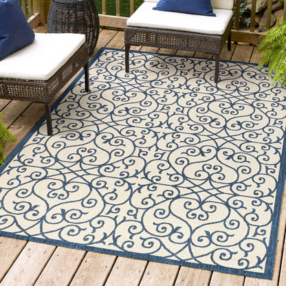 JONATHAN Y Ourika Textured Weave Indoor/Outdoor Area Rug