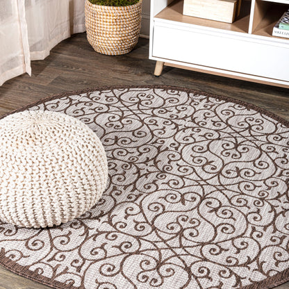 JONATHAN Y Ourika Textured Weave Indoor/Outdoor Area Rug