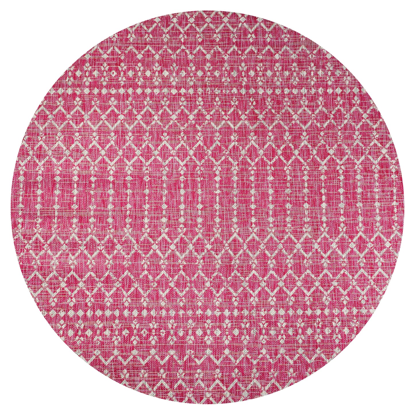JONATHAN Y Trebol Moroccan Geometric Textured Weave Indoor/Outdoor Area Rug