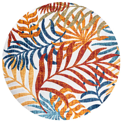 JONATHAN Y Aydin Palm Leaves Indoor/Outdoor Area Rug