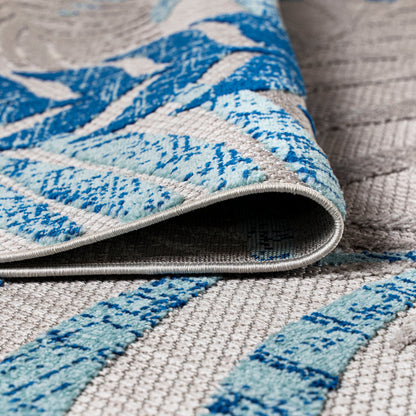 JONATHAN Y Aydin Palm Leaves Indoor/Outdoor Area Rug