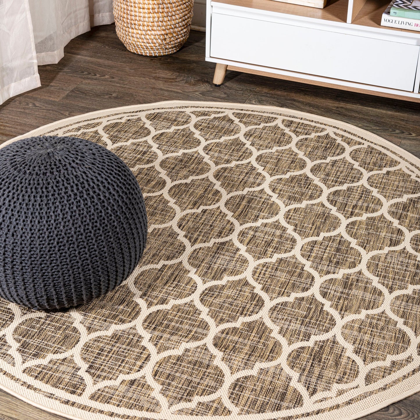 JONATHAN Y Zinnia Textured Weave Indoor/Outdoor Area Rug