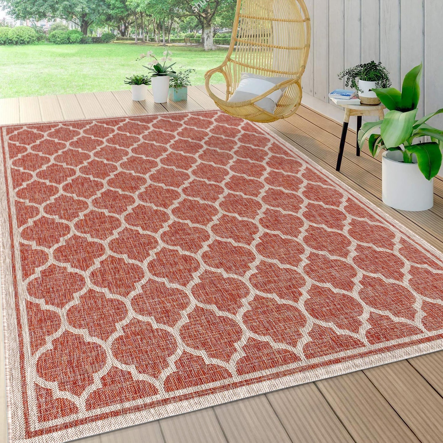 JONATHAN Y Zinnia Textured Weave Indoor/Outdoor Area Rug