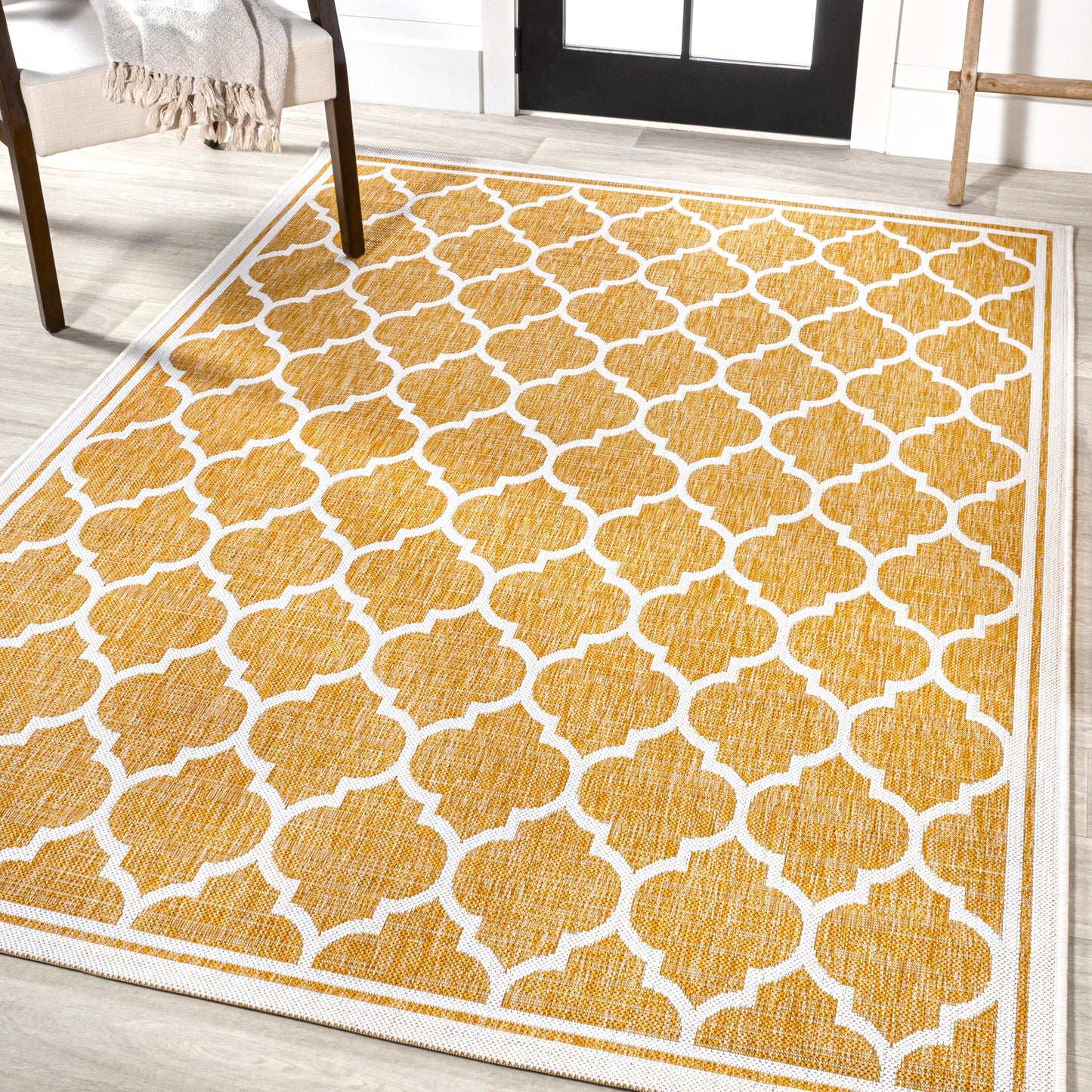 JONATHAN Y Zinnia Textured Weave Indoor/Outdoor Area Rug