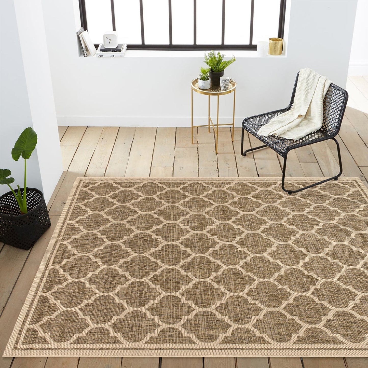 JONATHAN Y Zinnia Textured Weave Indoor/Outdoor Area Rug