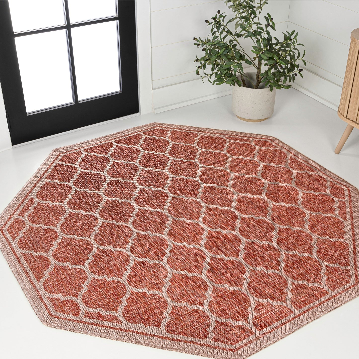 JONATHAN Y Zinnia Textured Weave Indoor/Outdoor Area Rug