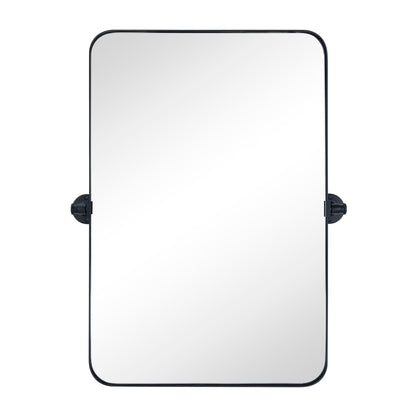 TEHOME Jonathan Miroir mural rectangulaire pivotant et inclinable en métal