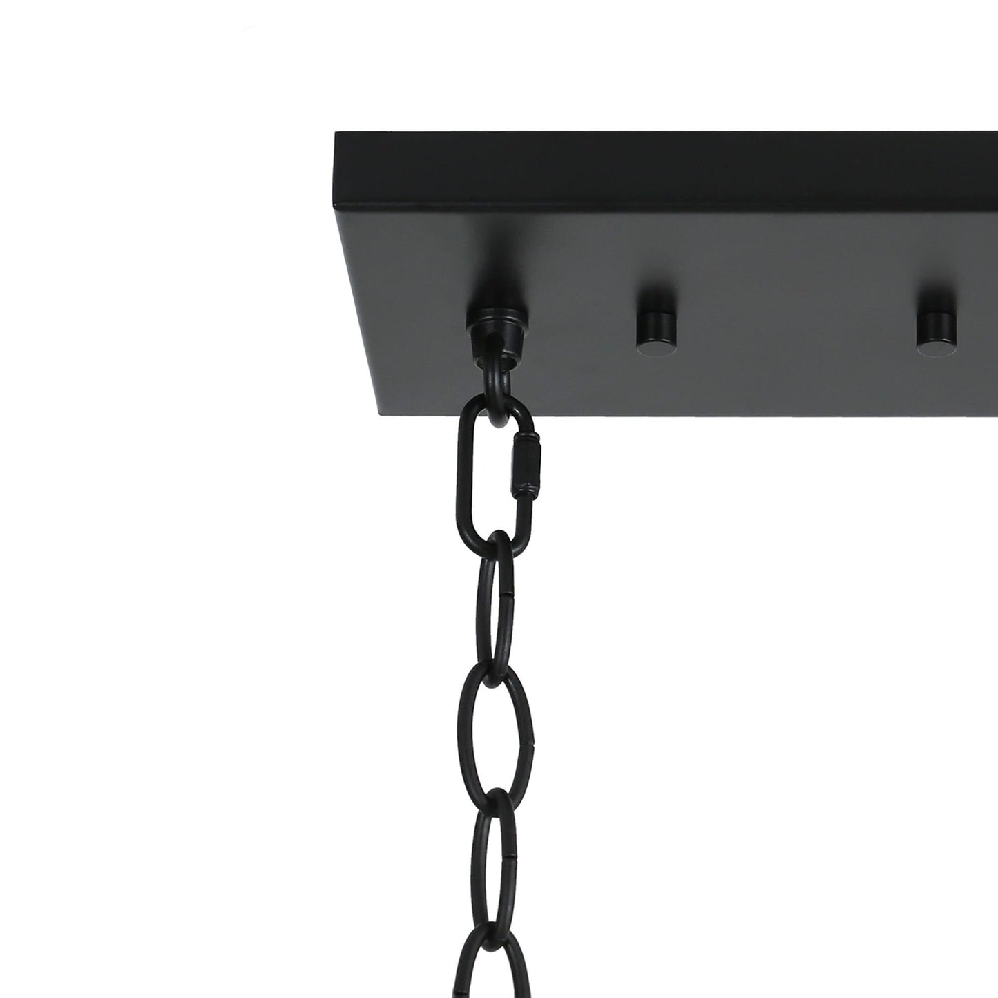 Luminaire suspendu linéaire moderne Kasy à 5 lumières, verre texturé, design unique, idéal pour îlot de cuisine.