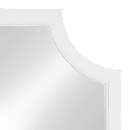 Kate and Laurel Hogan Scalloped Wood Framed Mirror