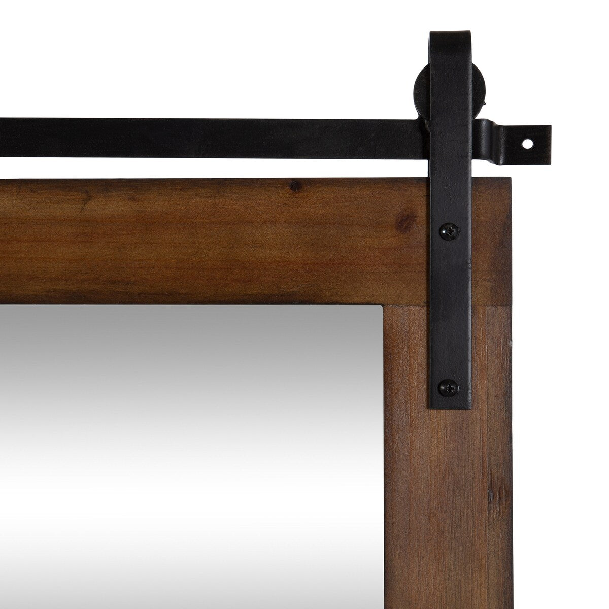 Kate and Laurel Cates Miroir mural rectangulaire rustique