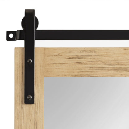 Kate and Laurel Cates Miroir mural rectangulaire rustique