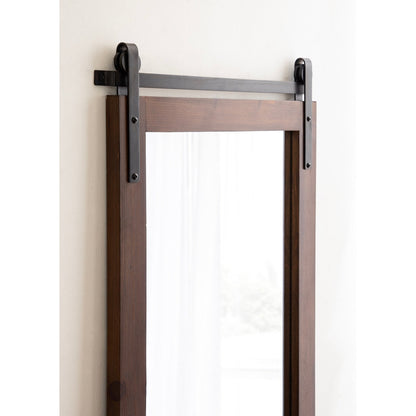 Kate and Laurel Cates Miroir mural rectangulaire rustique