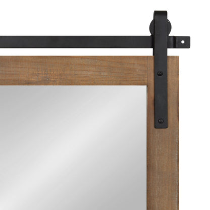 Kate and Laurel Cates Miroir mural rectangulaire rustique