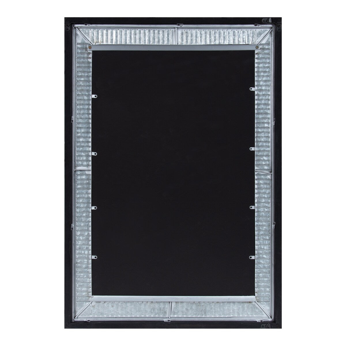 Kate and Laurel Deely Miroir mural en bois et métal