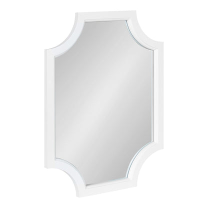 Kate and Laurel Hogan Scalloped Wood Framed Mirror
