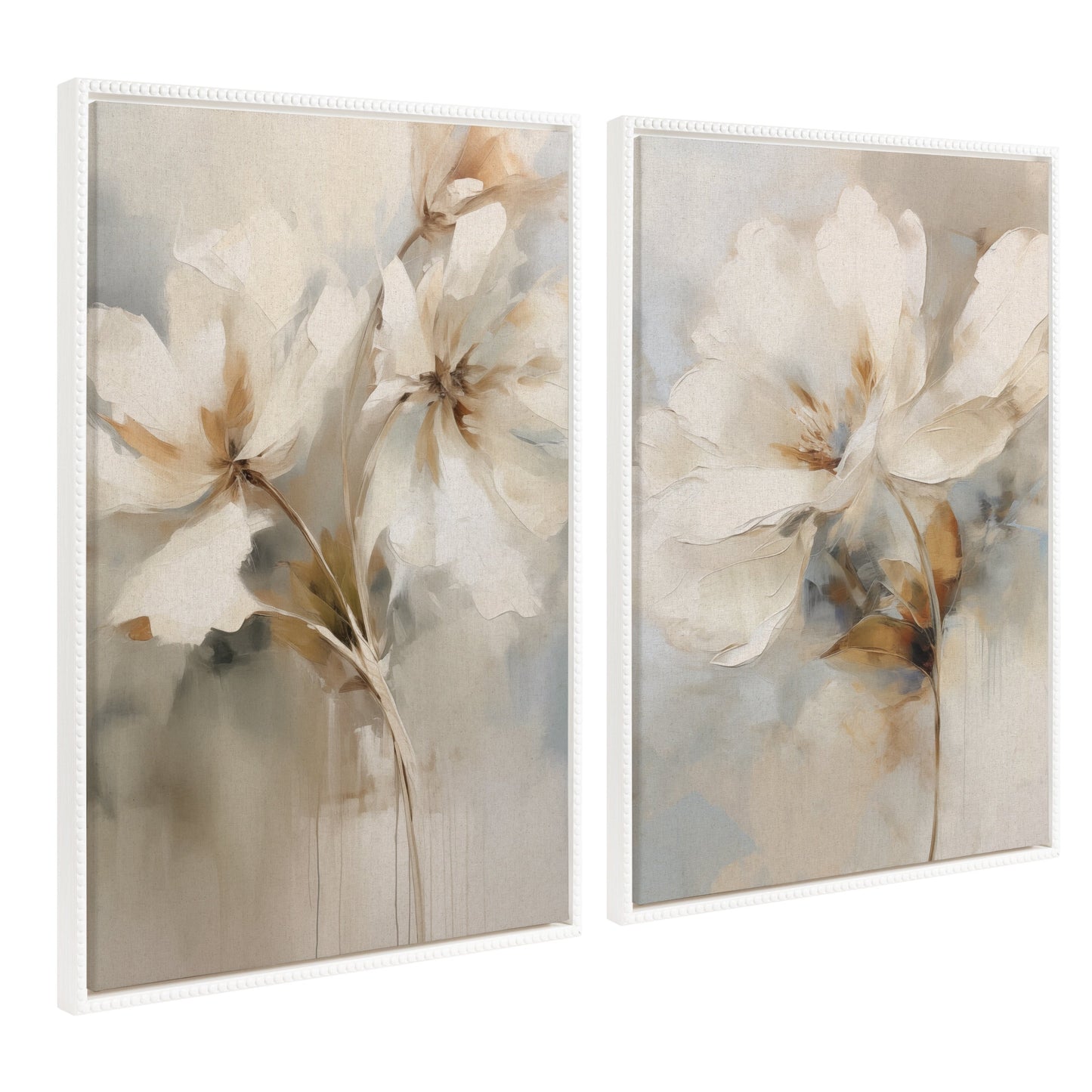 Toile botanique abstraite à perles Sylvie de Kate and Laurel