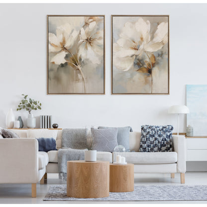 Toile botanique abstraite à perles Sylvie de Kate and Laurel