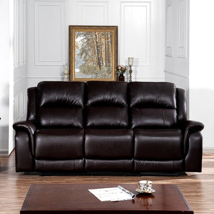 Collection de canapés inclinables manuels en cuir pour salon - Meubles inclinables en cuir pour maison, bureau et salon