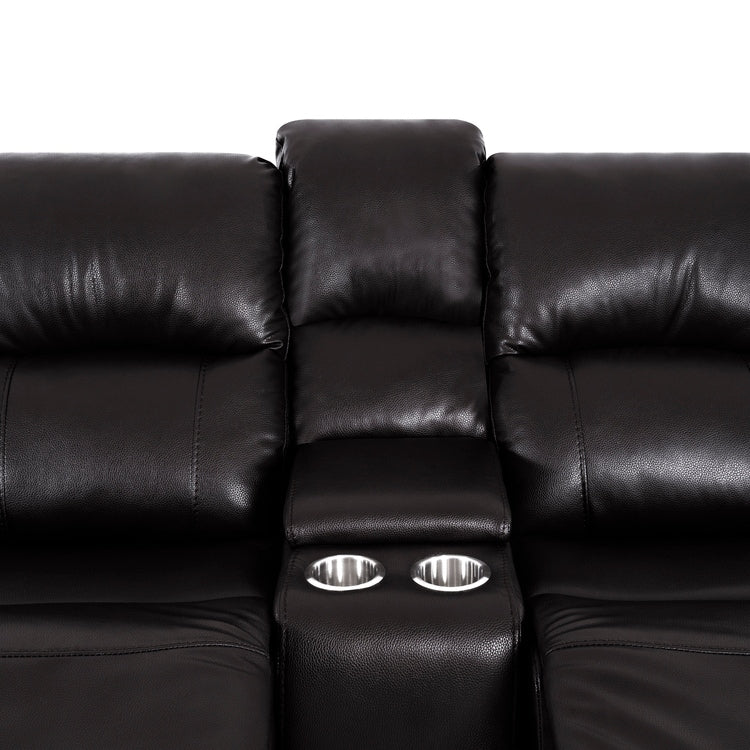 Collection de canapés inclinables manuels en cuir pour salon - Meubles inclinables en cuir pour maison, bureau et salon